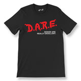 Load image into Gallery viewer, D.A.R.E unisex tee | black - bean goods