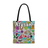 Load image into Gallery viewer, Halloween Personalized Tote Bags