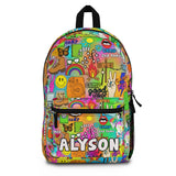 Load image into Gallery viewer, Deluxe Custom Name Camp backpack