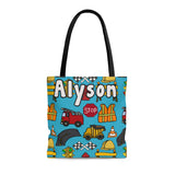 Load image into Gallery viewer, Halloween Personalized Tote Bags